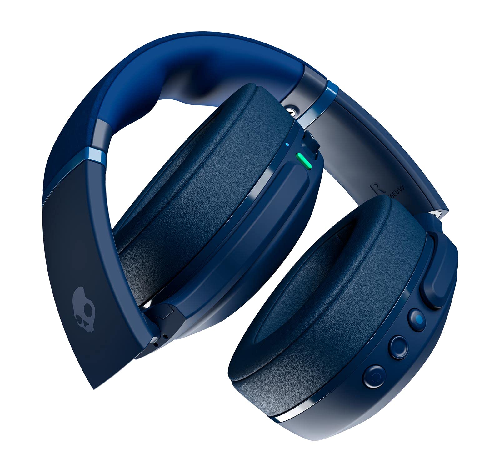 Skullcandy Crusher Evo ワイヤレスヘッドホン ブルー Skullcandy Crusher Evo Wireless Over-Ear Bluetooth Headphones for